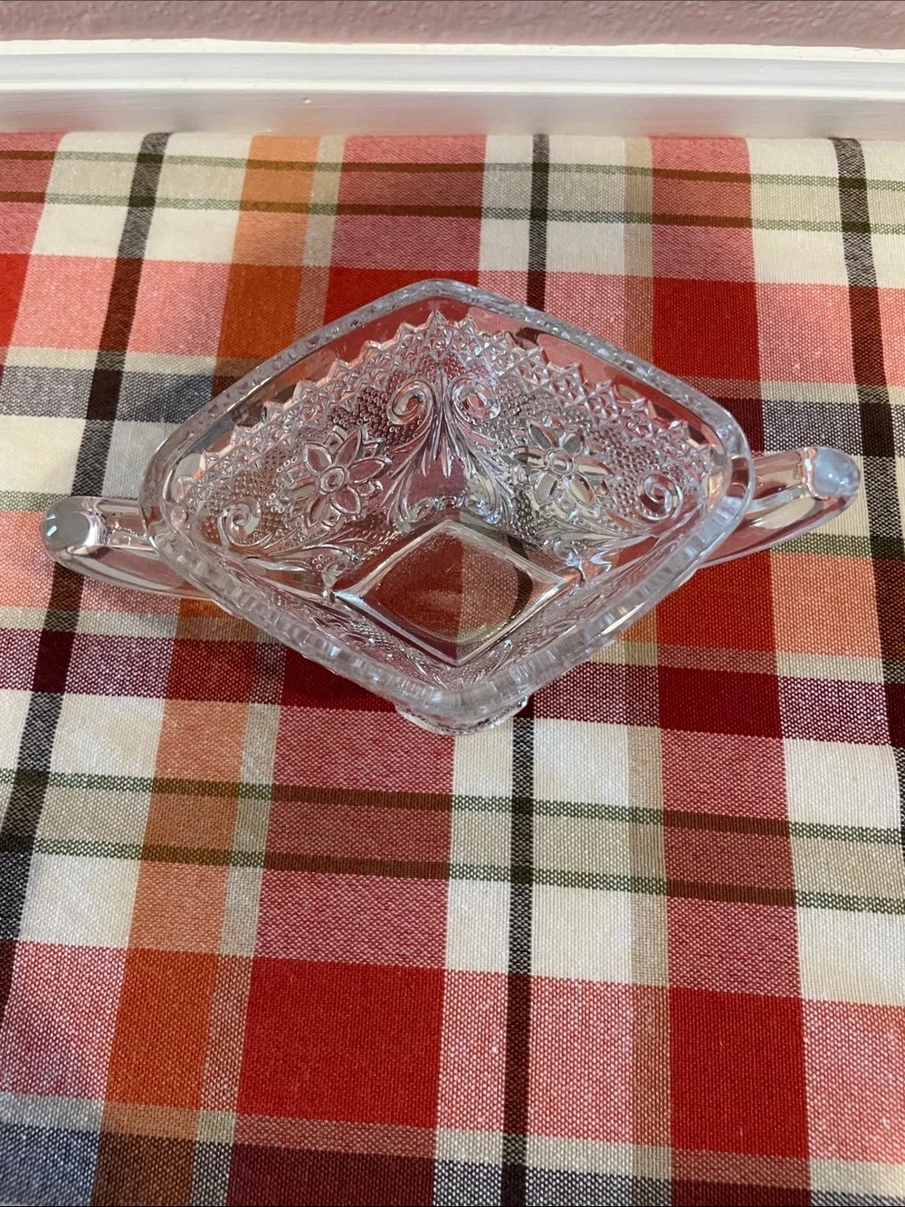 Vintage Indiana Glass Sugar Bowl